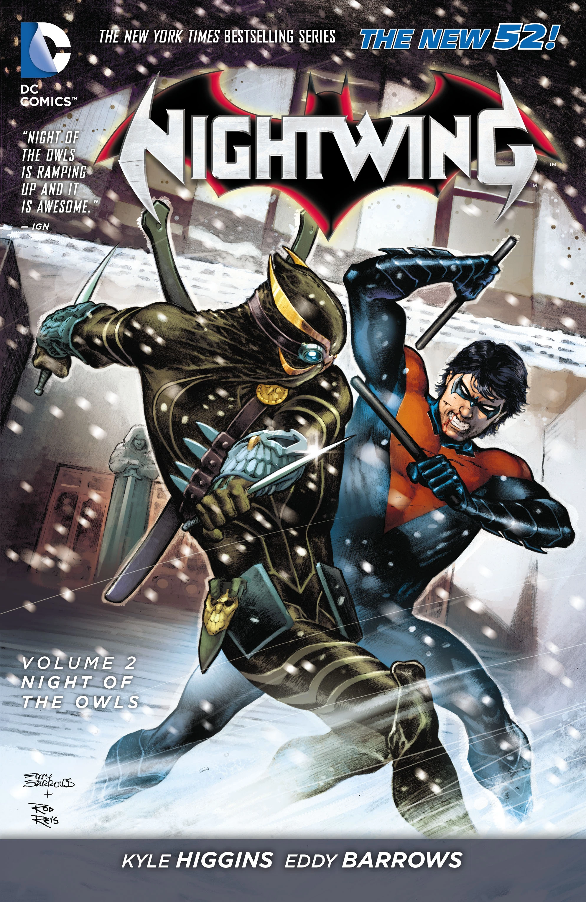 Nightwing Vol. 2: Night of the Owls (DC, 2013) cover